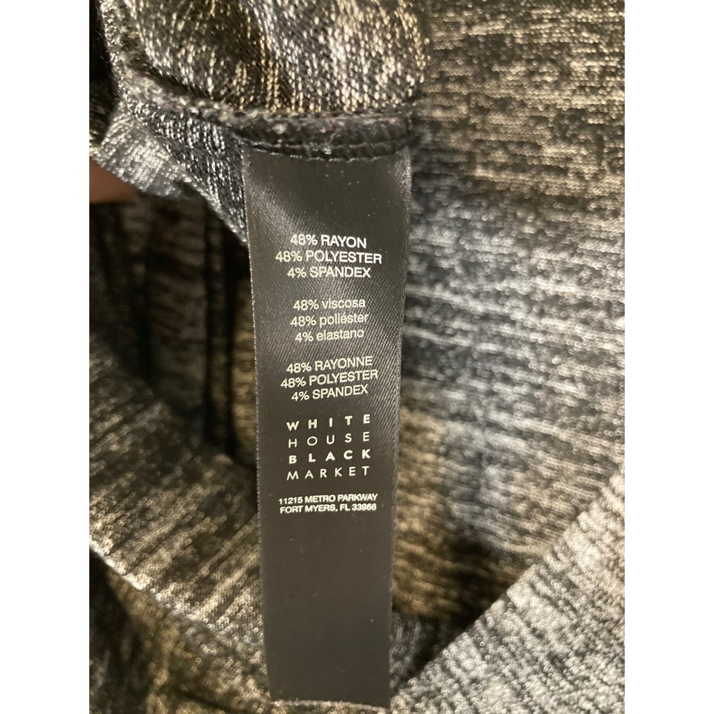 Dark Academia White House Black Market Women XS Gray Space Dye Duster Cardigan - Picture 8 of 9